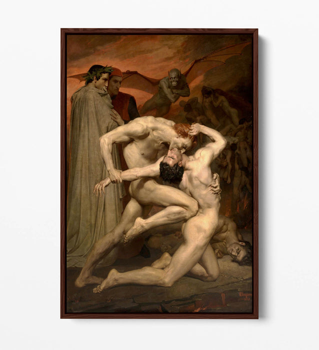 Float Effect Canvas Art - British Handmade Premium William Adolphe Bouguereau Print