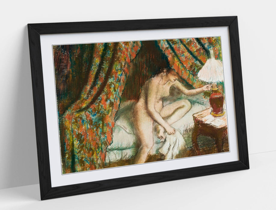 Framed Wall Art Poster Edgar Degas Print Nude Woman Artwork - UK Handmade Frame