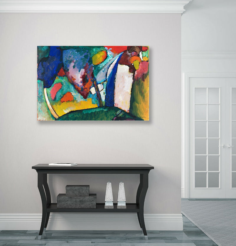 Canvas Wall Art Print - Wassily Kandinsky Abstract Painting on Archival Grade Canvas