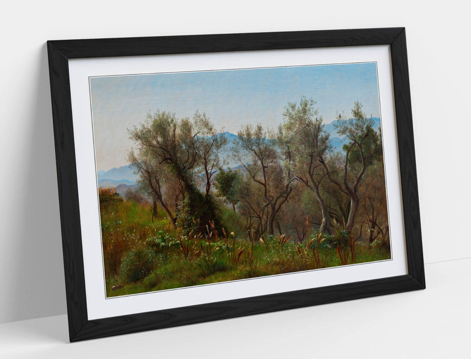 Framed Wall Art - Olive Trees Poster Print by P.C. Skovgaard | Handmade UK Art
