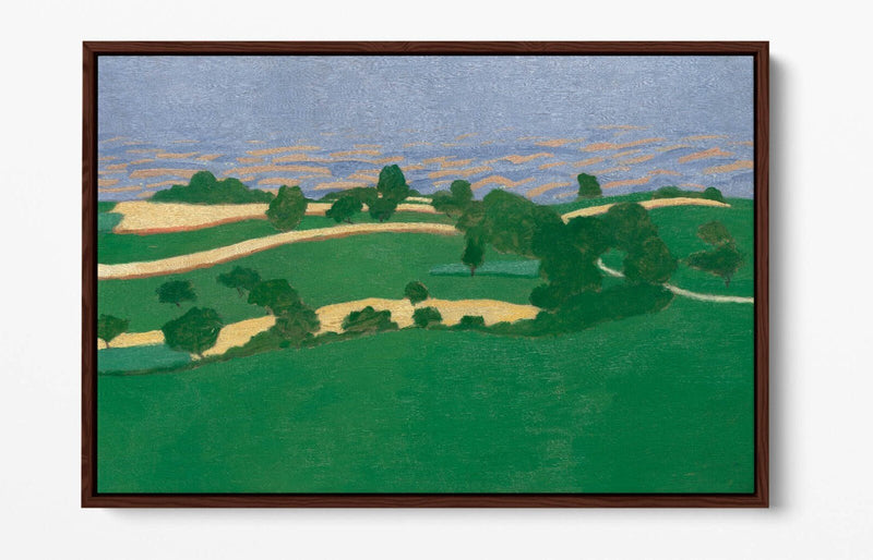 Float Effect Canvas Art - Felix Vallotton Corn Fields | Premium Frame, Ready to Hang