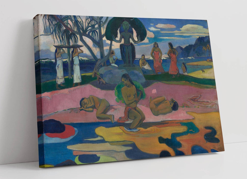 Canvas Wall Art - Paul Gauguin Day of the God Painting on Archival Grade Canvas