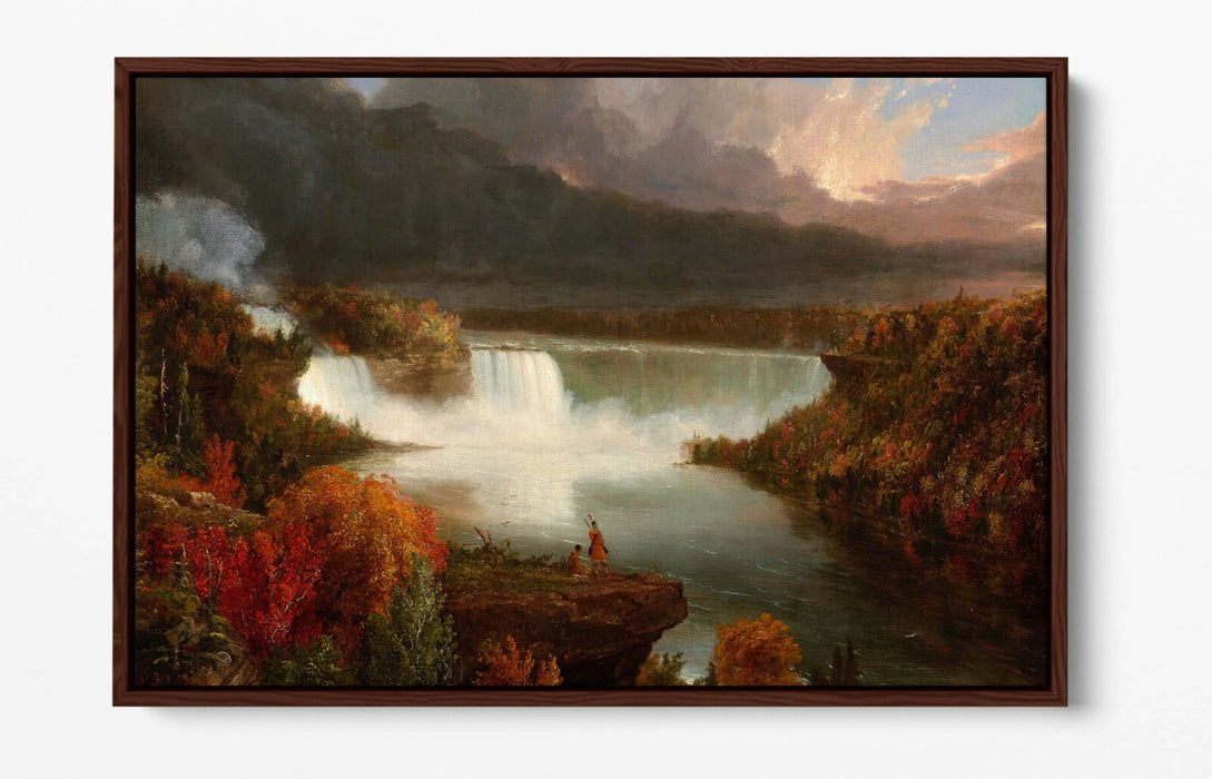 Canvas Wall Art - Thomas Cole Niagara Falls Print | Float Effect Handmade Canvas