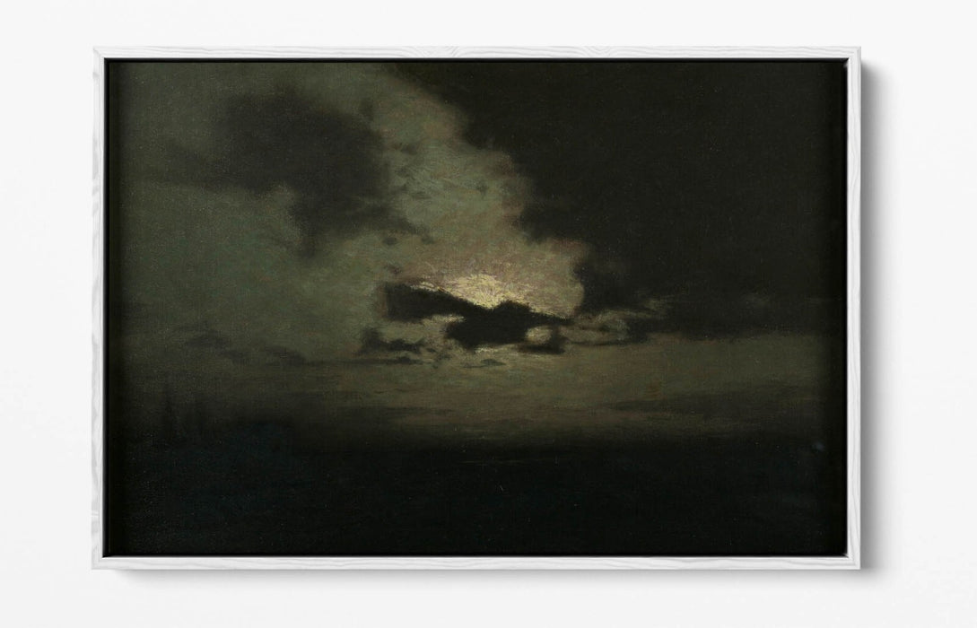 L. BIRGE HARRISON, THE HIDDEN MOON -FLOAT EFFECT CANVAS WALL ART PRINT
