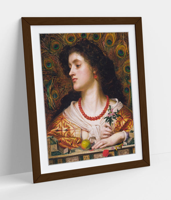 Framed Wall Art - Frederick Sandys Vivien Poster Print | Handmade UK Frame