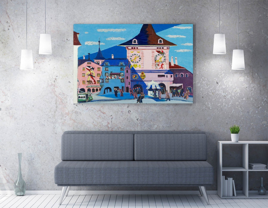 Canvas Wall Art – Ernst Ludwig Kirchner Bern With Belltower Premium Print