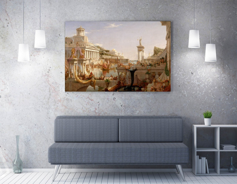 Canvas Wall Art - Thomas Cole Print The Course of Empire Consummation on Premium Canvas