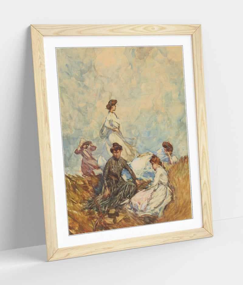 Framed Wall Art - Frances Hodgkins The Hilltop Painting Print | Handmade UK