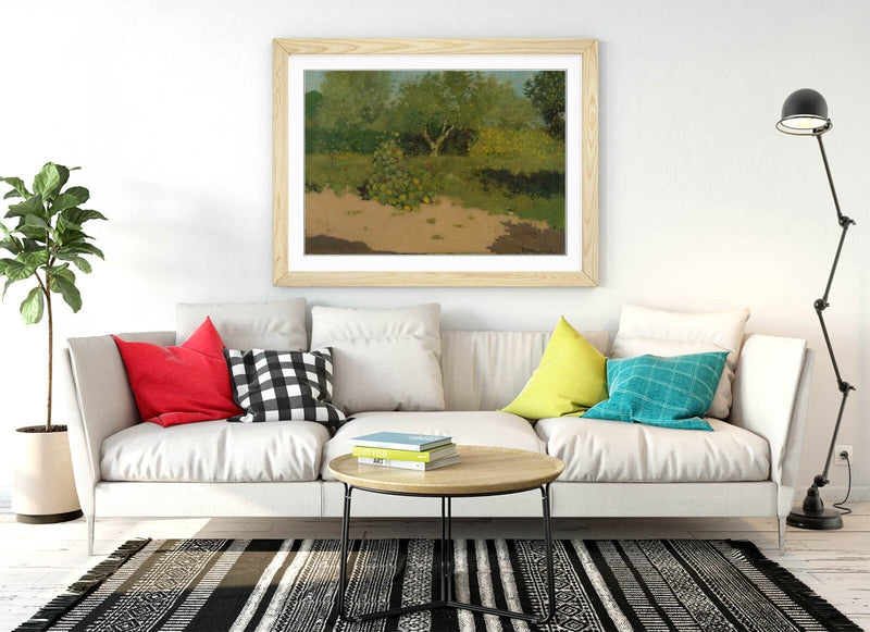 Framed Wall Art Poster - 'Richard Roland Holst, Garden Botanical' Print With Natural Wood Frame