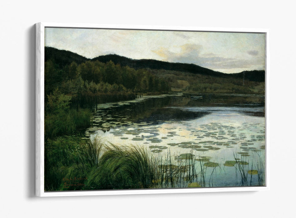 KITTY KIELLAND, SUMMER NIGHT -FLOAT EFFECT CANVAS WALL ART PIC PRINT
