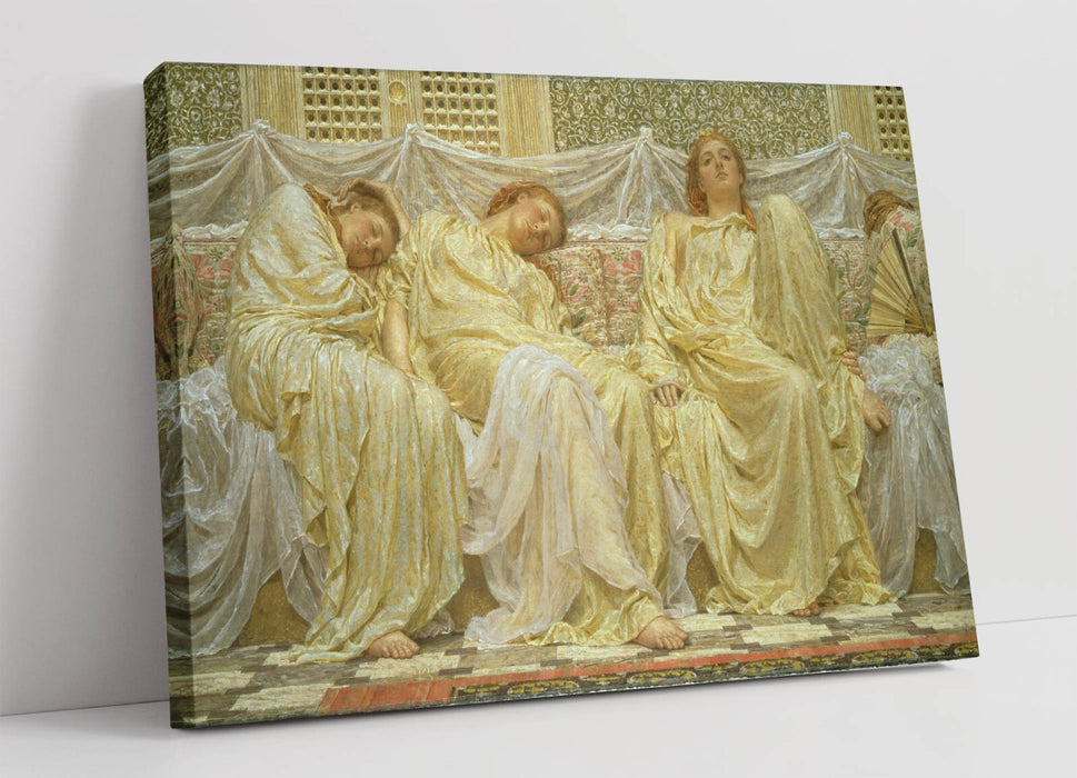 ALBERT JOSEPH MOORE, DREAMERS -CANVAS WALL ART ARTWORK PRINT