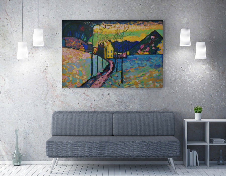 Canvas Wall Art Print | Contemporary Art Print on Custom Deep Frame with Premium Varnish Finish