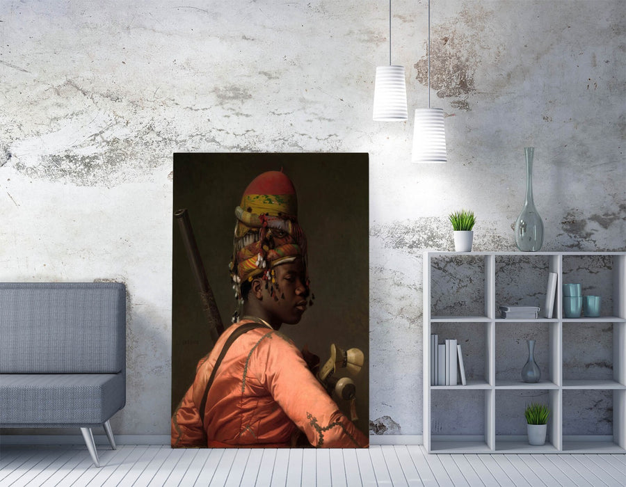 JEAN-LEON GEROME, BASHI BAZOUK -CANVAS WALL ARTWORK PIC PRINT