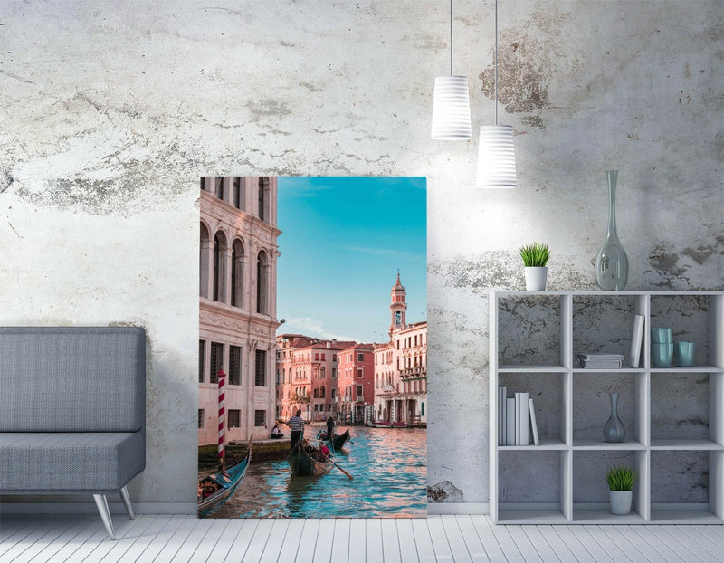 Venice Canvas Wall Art - Handmade 30mm Deep Gondola Print on Archival Grade Canvas