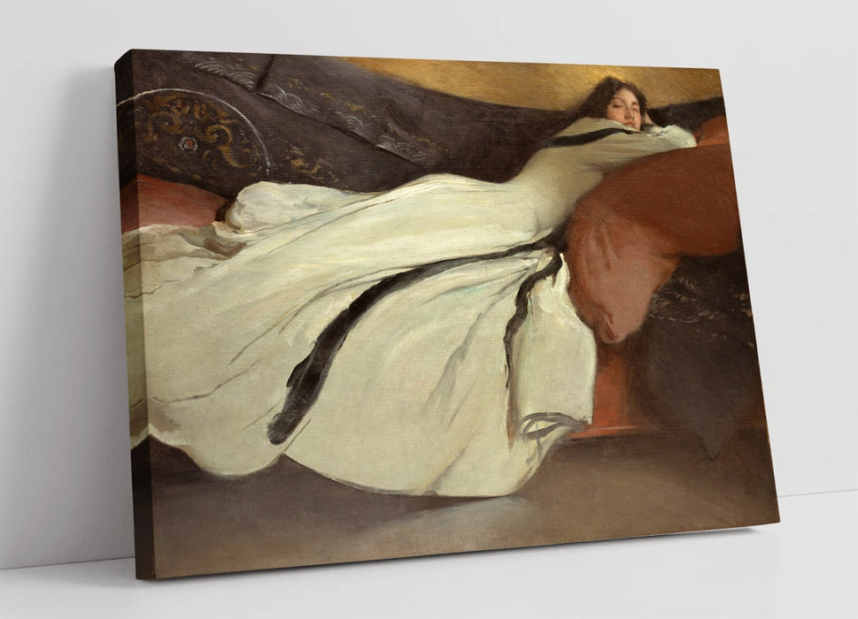 Canvas Wall Art | John White Alexander Repose Vibrant Color Artwork Print