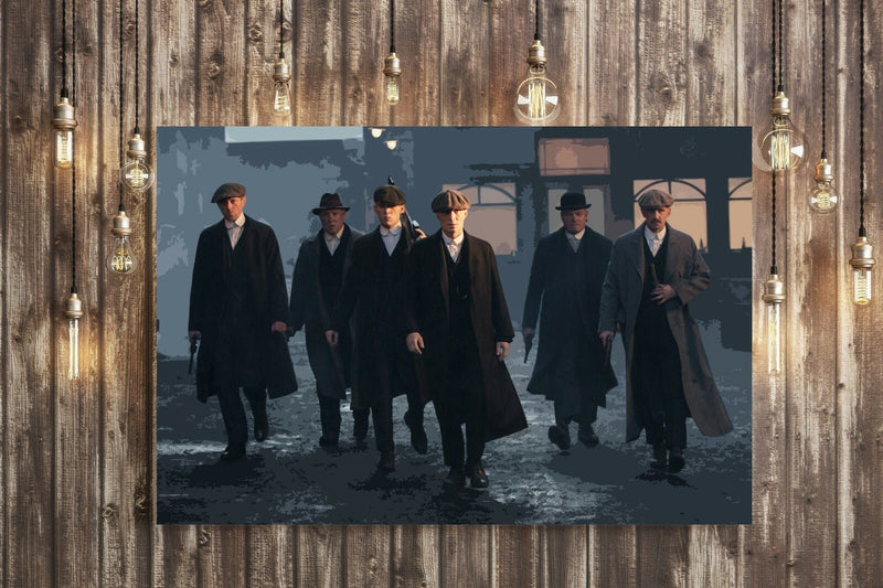 Peaky Blinders mean business - canvas wall art