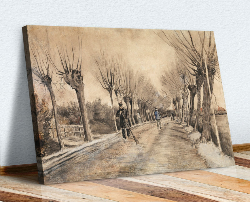 VAN GOGH CANVAS WALL ART PRINT ARTWORK  PICTURE THE ROAD TO ETTEN
