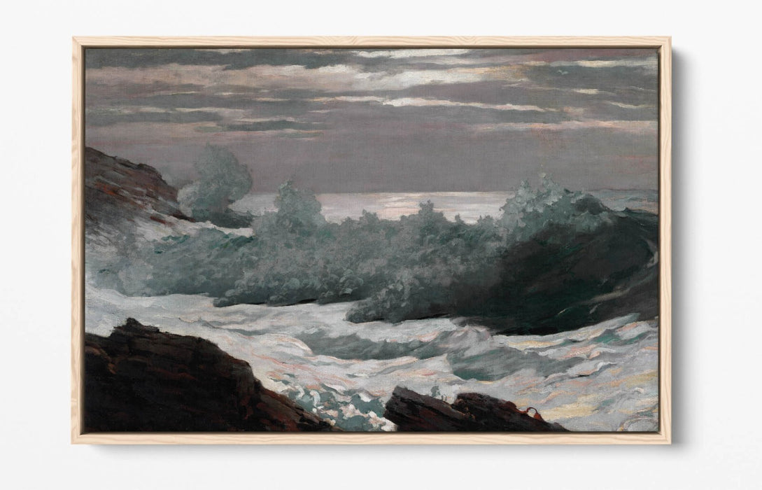 Float Effect Canvas Art - Winslow Homer Early Morning After Storm At Sea Print