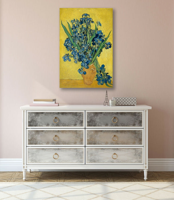 CANVAS WALL ART PAINTING PRINT ARTWORK CLASSIC Van Gogh Irises in a Vase