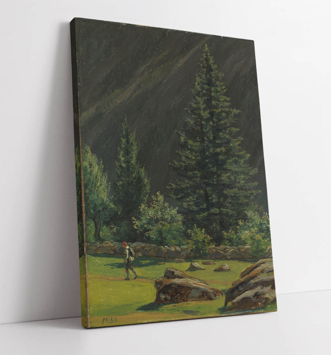 Canvas Wall Art - Martinus Rorbye Norsk Seter Handmade Artwork Print