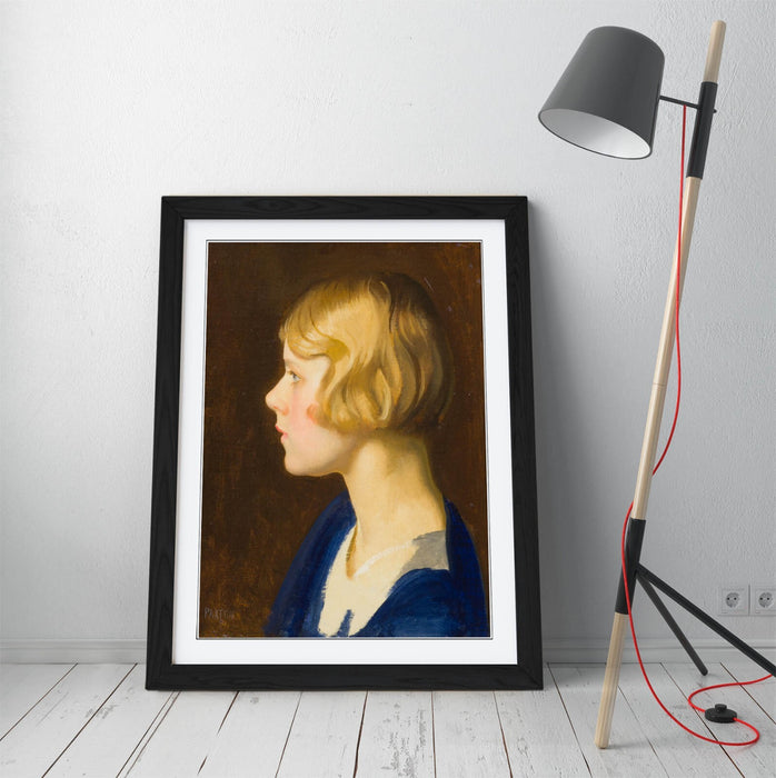 Framed Wall Art - William McGregor Paxton Edna Painting Print | Handmade UK Art