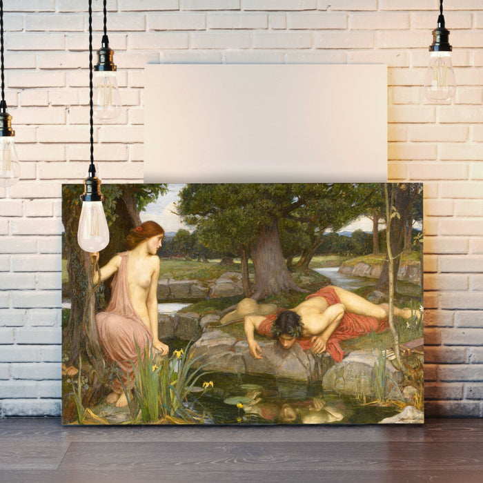 CANVAS WALL ART PRINT ARTWORK PAINTING John William Waterhouse Echo & Narcissus