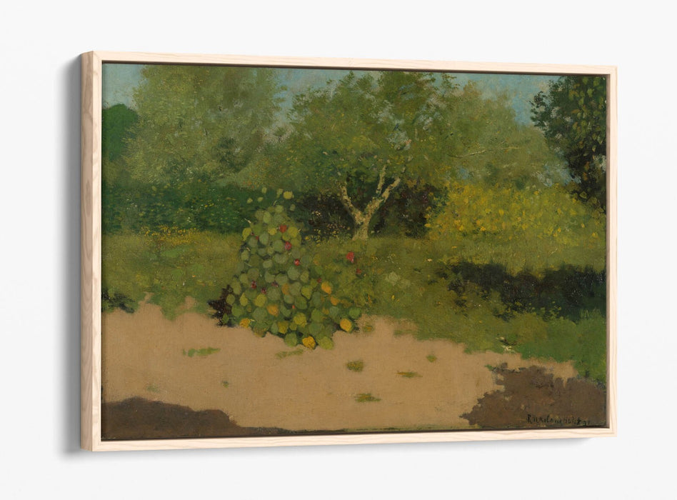 Canvas Wall Art Print – Richard Roland Holst Garden With Nasturtiums | Float Effect Canvas