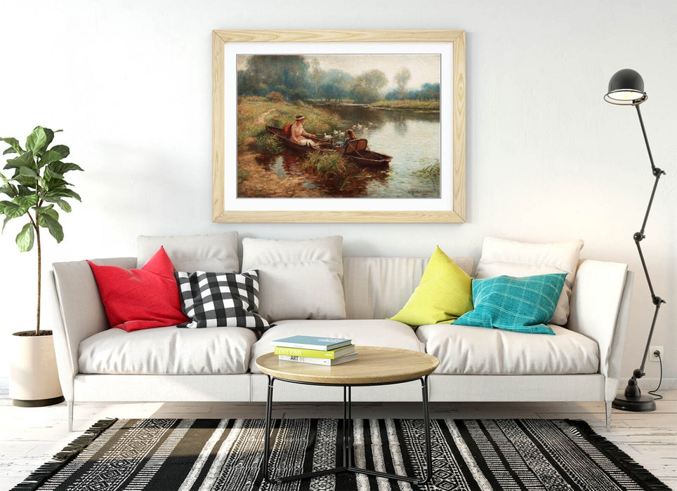 Framed Wall Art Poster – Blacklock Backwater Print | High Quality Frame, Ready To Hang