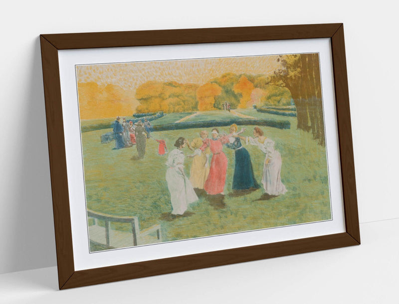 Framed Wall Art - Alexandre Lunois Blind Man's Buff Print | Matte Paper Poster