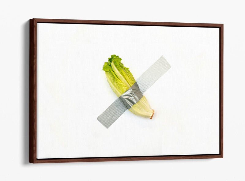 Canvas Wall Art - Modern Kitchen Decor | Float Effect Handmade Print With Premium Frame