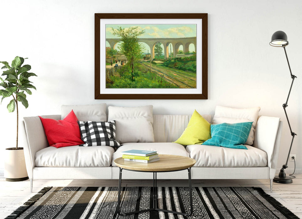 Framed Art Poster - Armand Guillaumin The Arcueil Aqueduct | Matte Paper Print