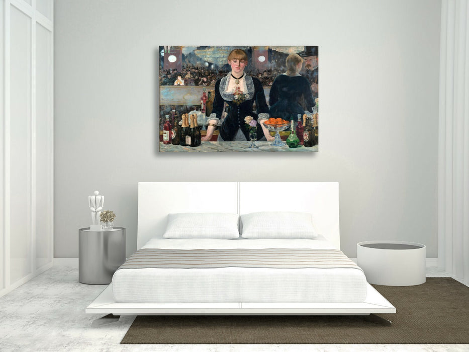 CANVAS WALL ART  PAINTING PRINT ARTWORK Edouard Manet A Bar at Folies Berghre