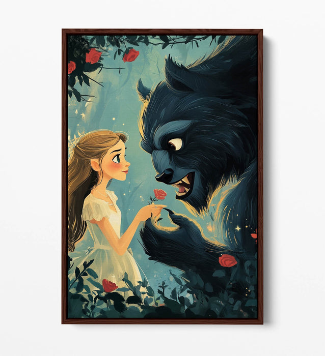 Kids Canvas Wall Art - Fairy Tale Bedroom Art | Float Effect Premium Print