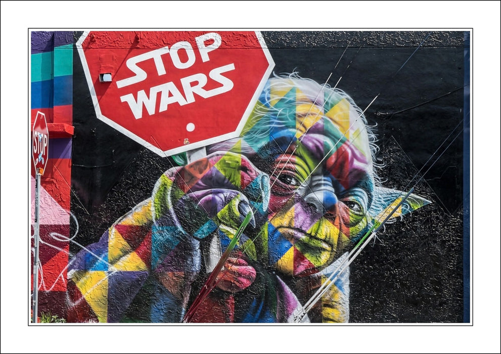 Framed Poster Art – Yoda Wall Decor With Woodgrain Frame Finish, Ready To Hang