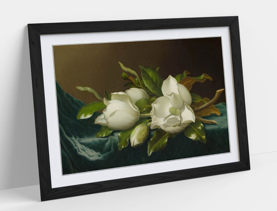 Framed Wall Art - Magnolia Painting Print | Handmade UK Art Poster, Ready To Hang