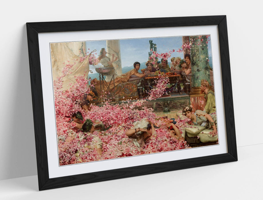 Framed Art Poster - Lawrence Alma Tadema Roses of Heliogabalus Wall Art Print