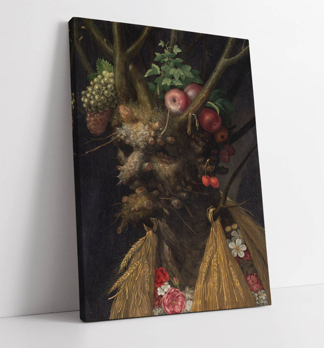 Canvas Wall Art - Giuseppe Acrimboldo Four Seasons Artwork | Premium Handmade Print