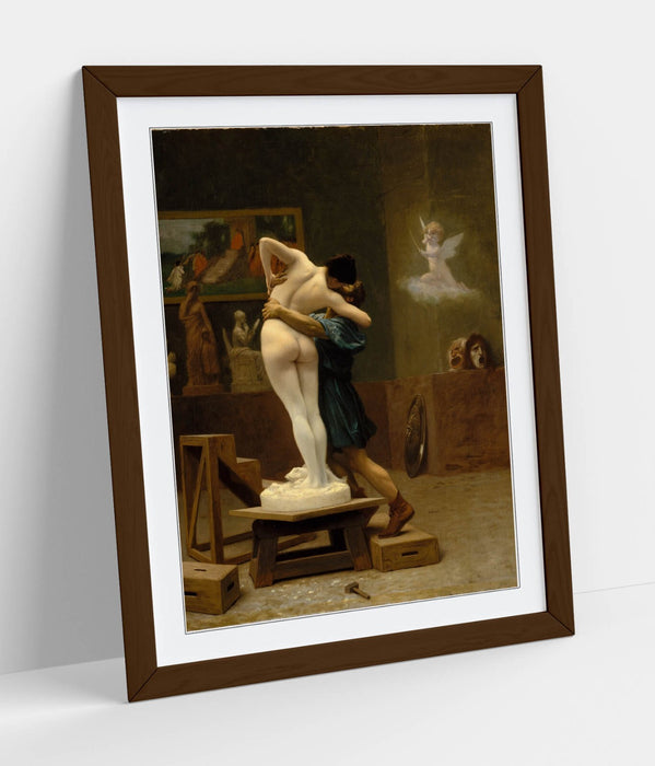 Framed Wall Art - Jean-Leon Gerome Pygmalion And Galatea Classic Art Print Poster