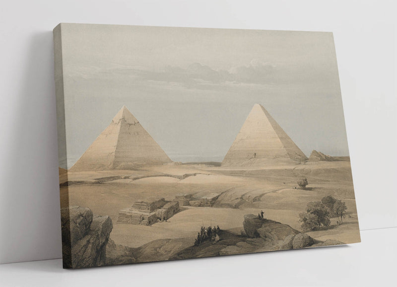 Canvas Wall Art | Pyramid Canvas Print – Vibrant Handmade Wall Decor