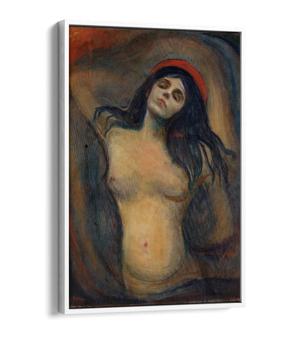 Float Effect Canvas Art - Edvard Munch Madonna Premium Wall Decor Print
