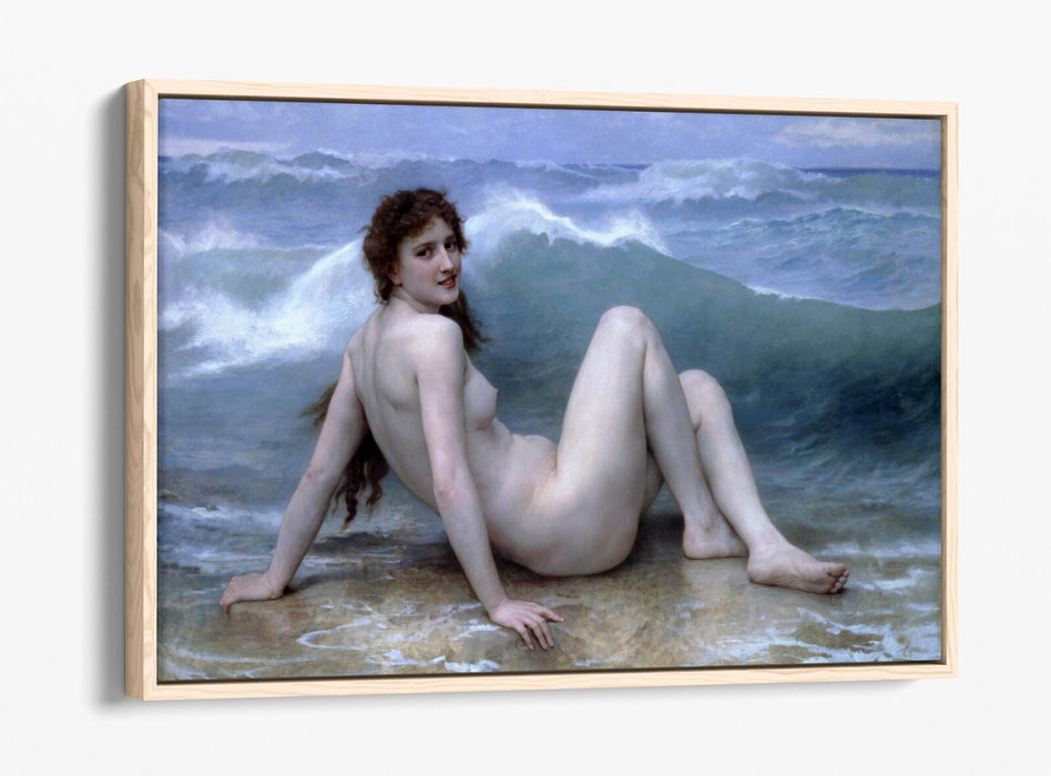 Float Effect Canvas Art | Premium Satin Varnish William Adolphe Bouguereau Print