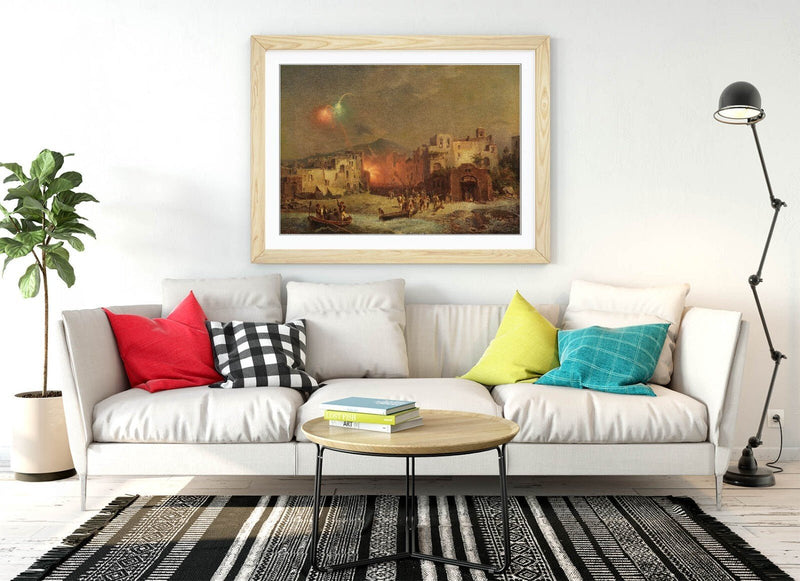 Framed Art Poster - Santa Lucia Fest by Unterberger | Handmade Wall Art Print