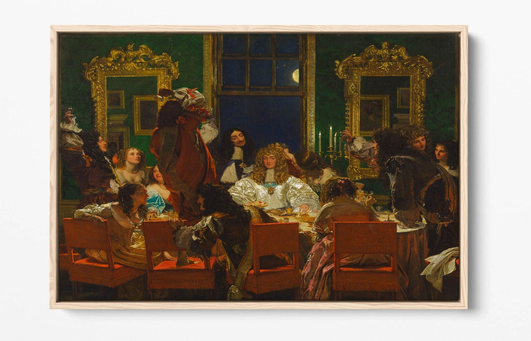 Float Effect Canvas Art | Handmade Augustus Leopold Egg Buckingham Wall Decor