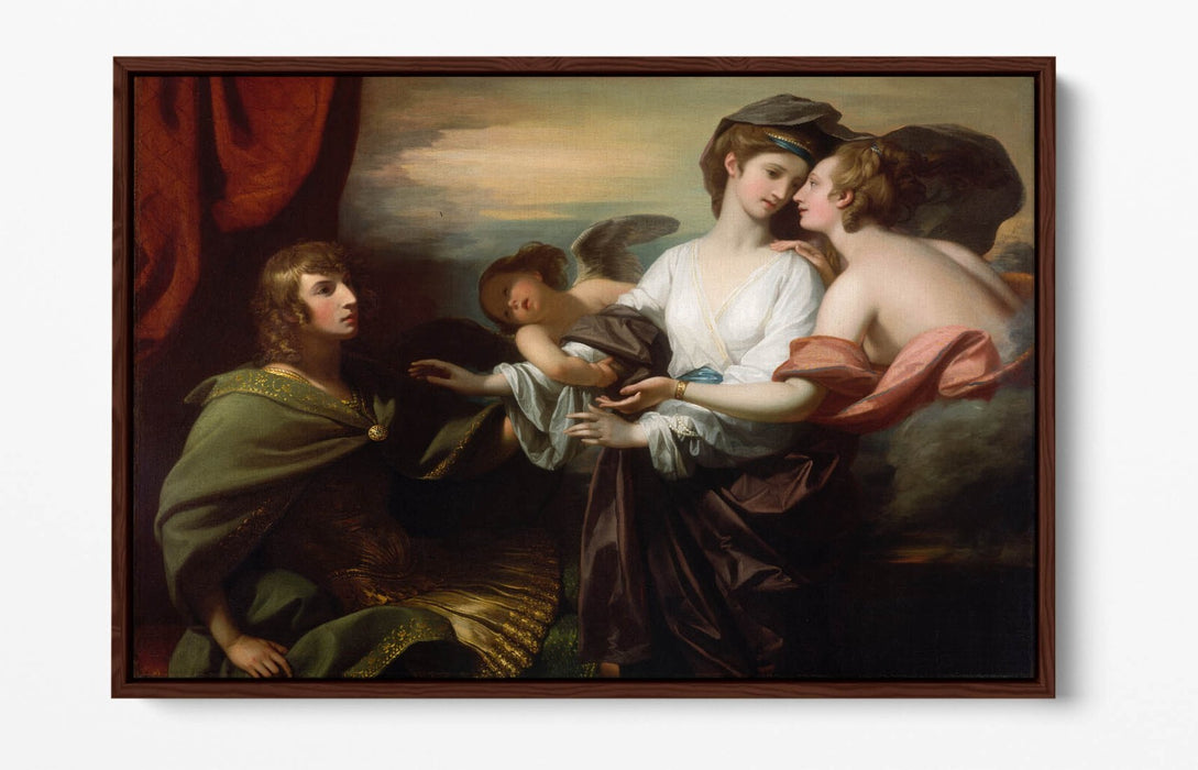 Canvas Wall Art Print - Benjamin West Helen Brought To Paris | Float Effect Canvas