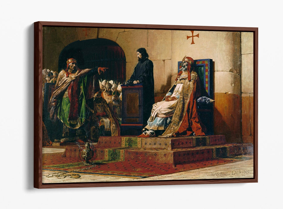 JEAN-PAUL LAURENS, THE CADAVER SYNOD -FLOAT EFFECT CANVAS WALL ART PIC PRINT