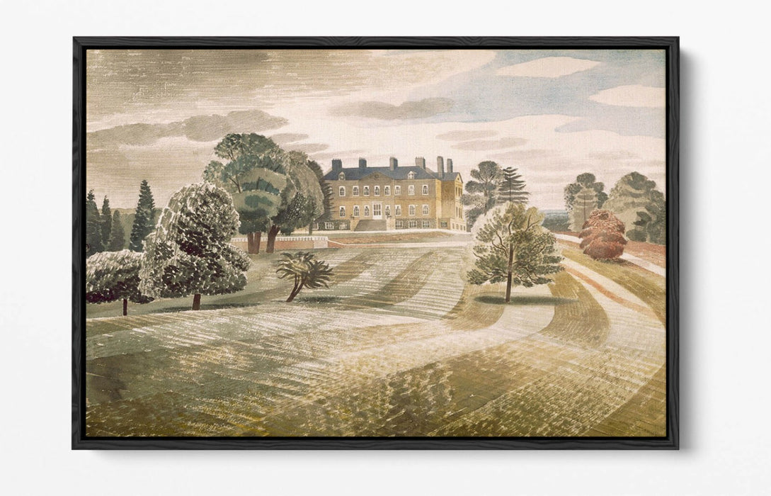 Float Effect Canvas Art – Premium Handmade Beige Wall Print with 30mm Deep Frame