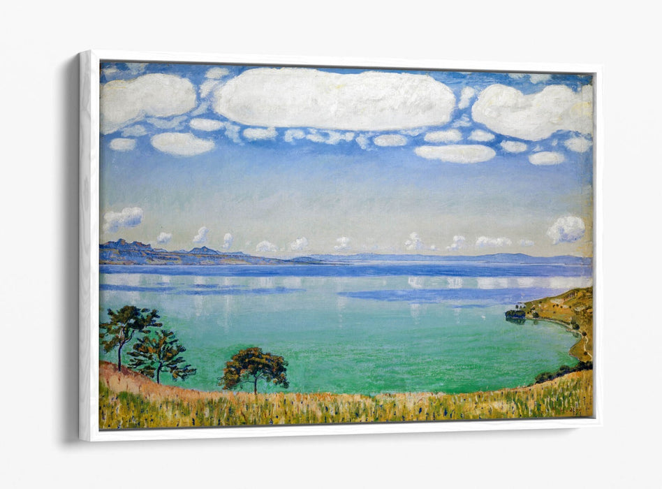 Canvas Wall Art - Lake Geneva Art Float Effect Canvas Print With Premium Frame