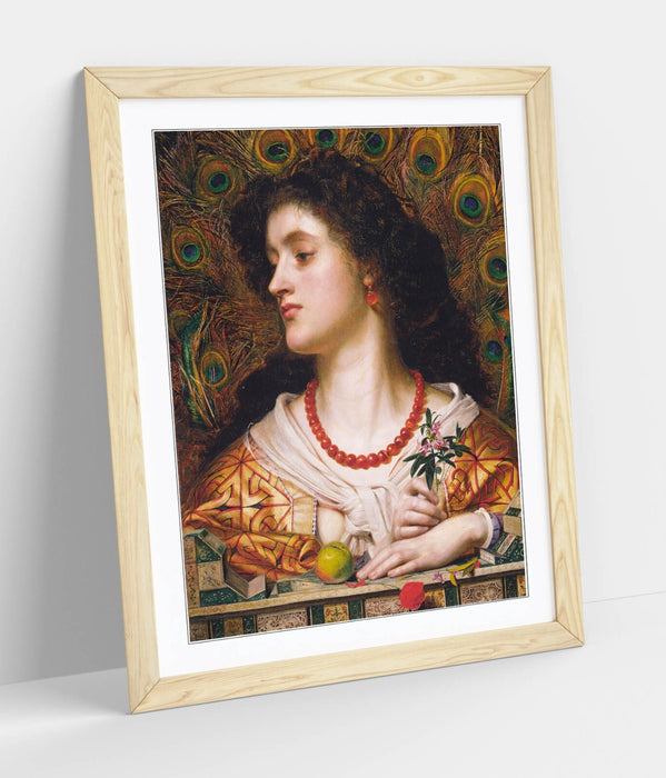Framed Wall Art - Frederick Sandys Vivien Poster Print | Handmade UK Frame