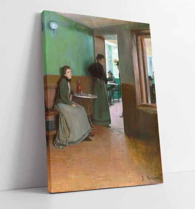 Canvas Wall Art - Santiago Rusinol Interior Cafe Artwork Picture Print