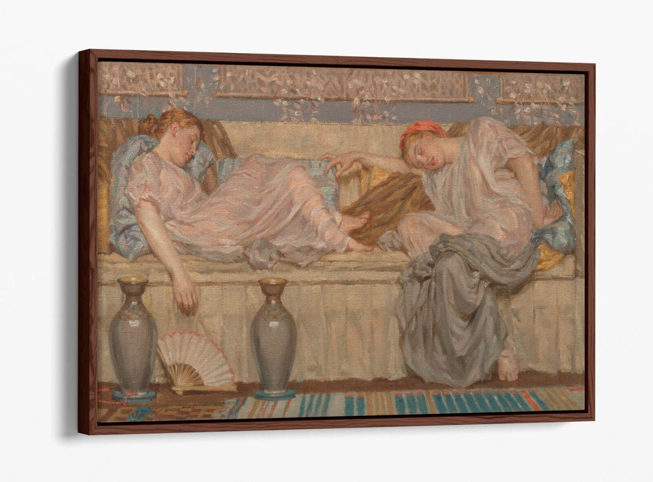 ALBERT JOSEPH MOORE, BEADS -FLOAT EFFECT CANVAS WALL ART PIC PRINT